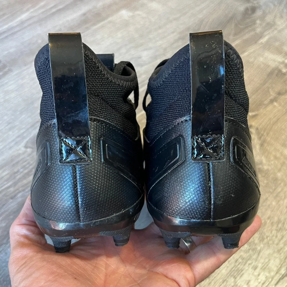 Adidas Adizero Football Cleats Mens 6 Black White IF2519 Molded Spikes